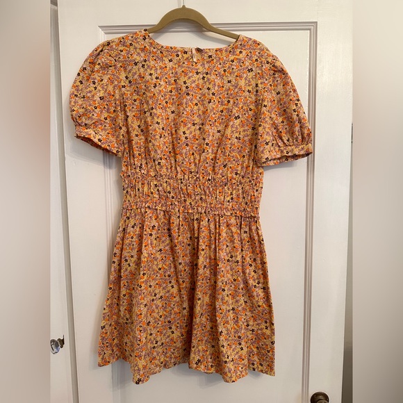 Free People Pennie Mini Dress in Yellow Combo - Picture 5 of 6